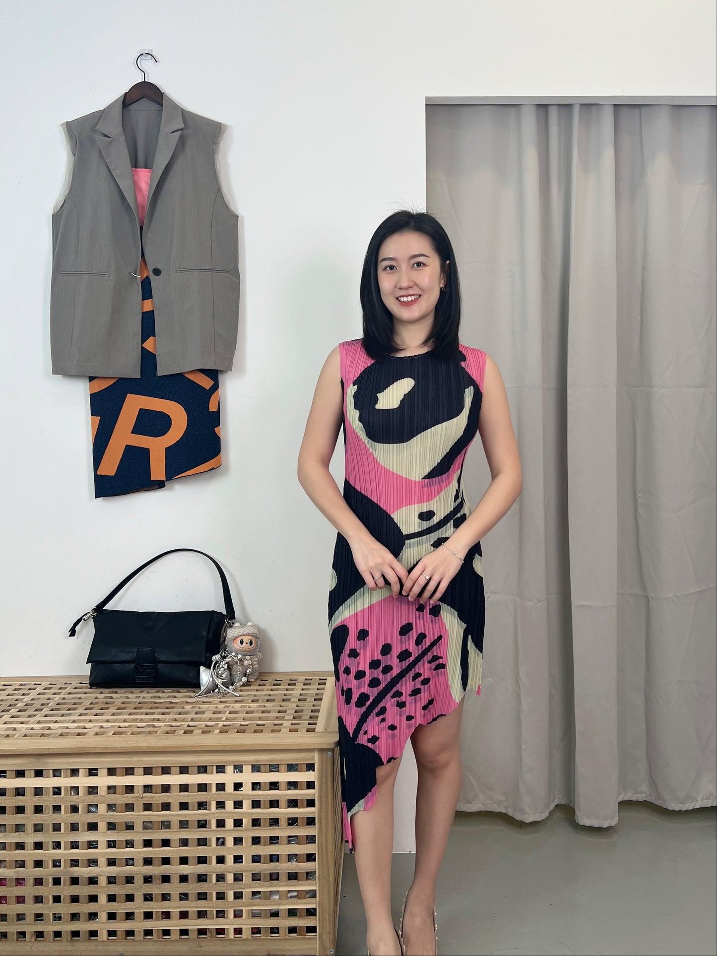 Pleated Artistic Dress
