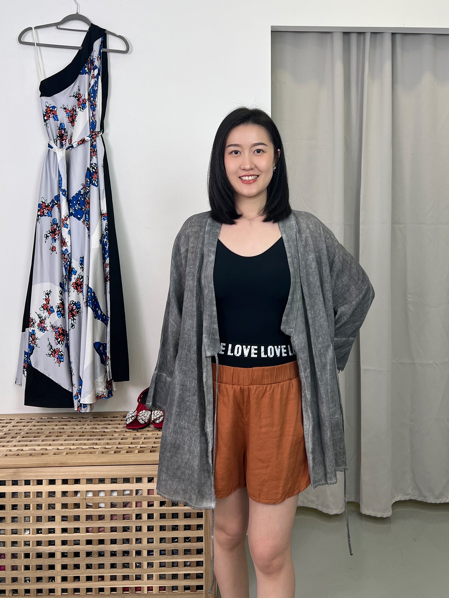Linen Tie-up Jacket