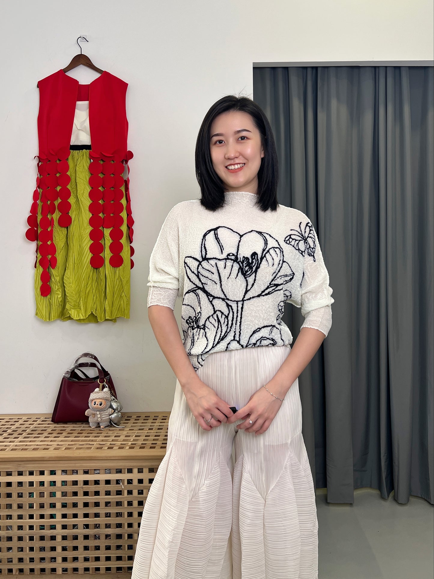 Pleated Design Wide Cullotes