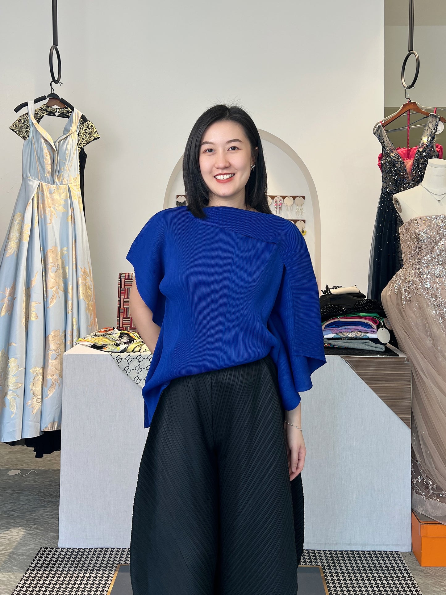 Pleated Stylish Blouse