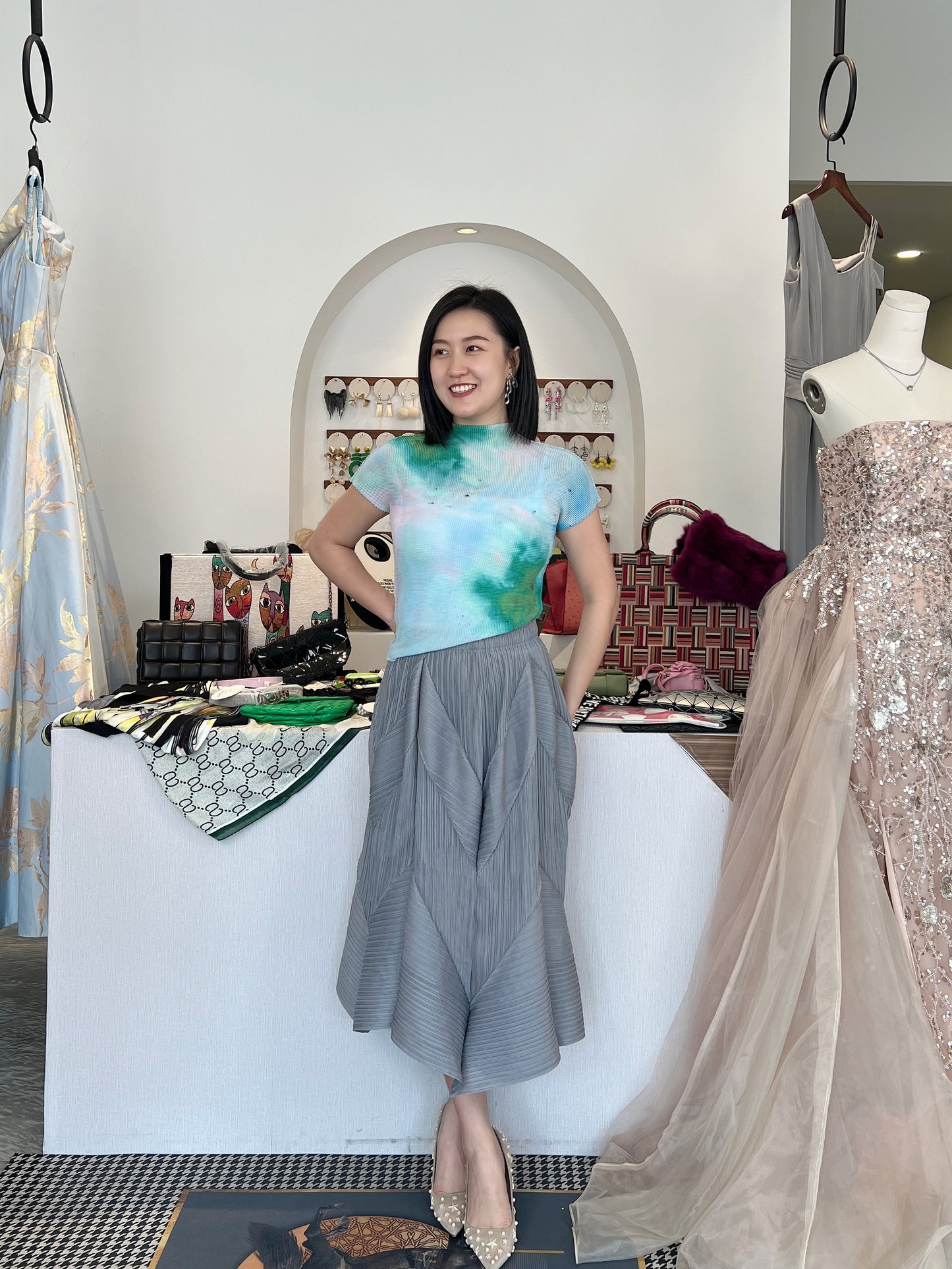 Pleated Two Styles Skirt