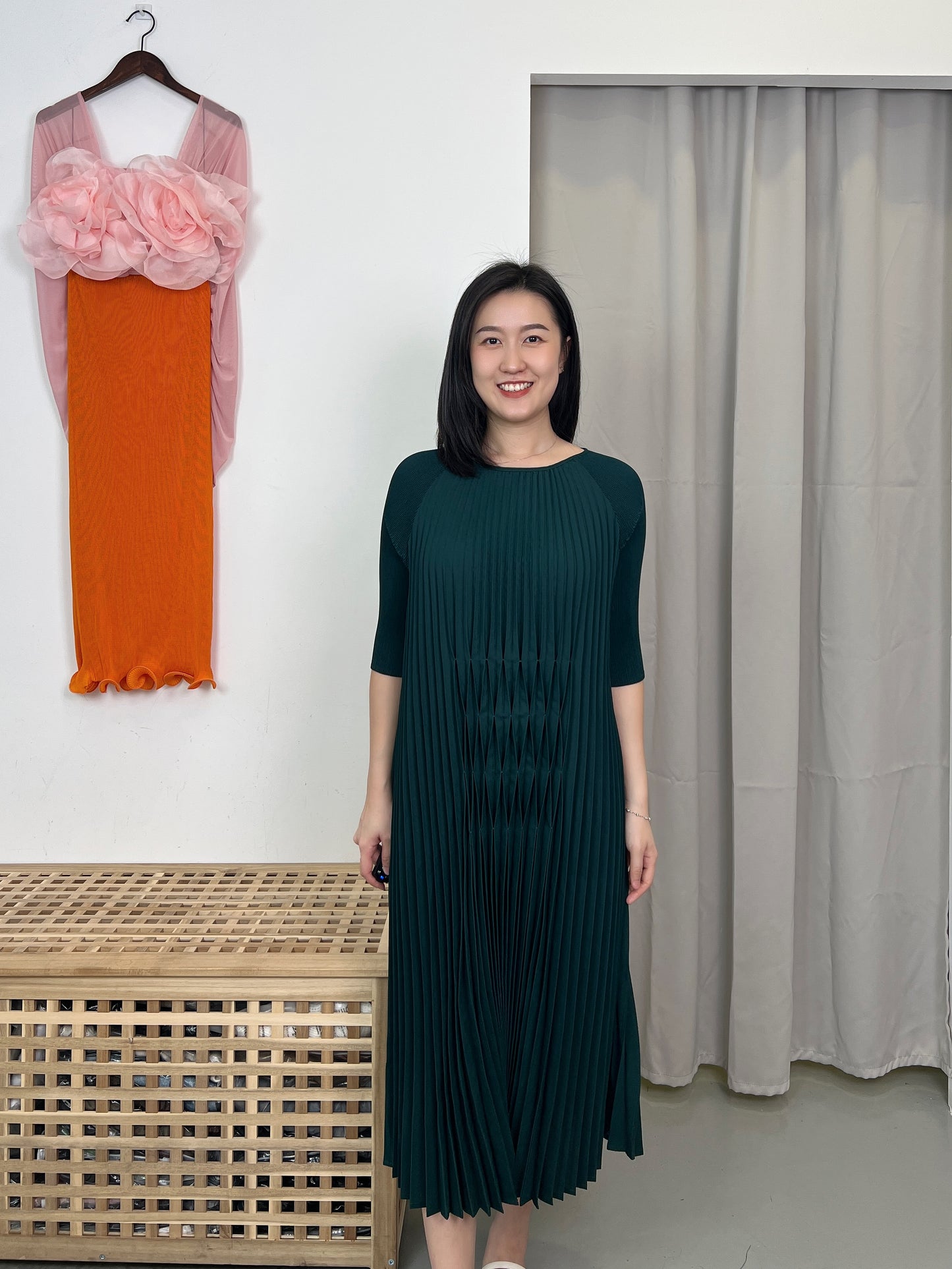 Pleated Elegant Dress