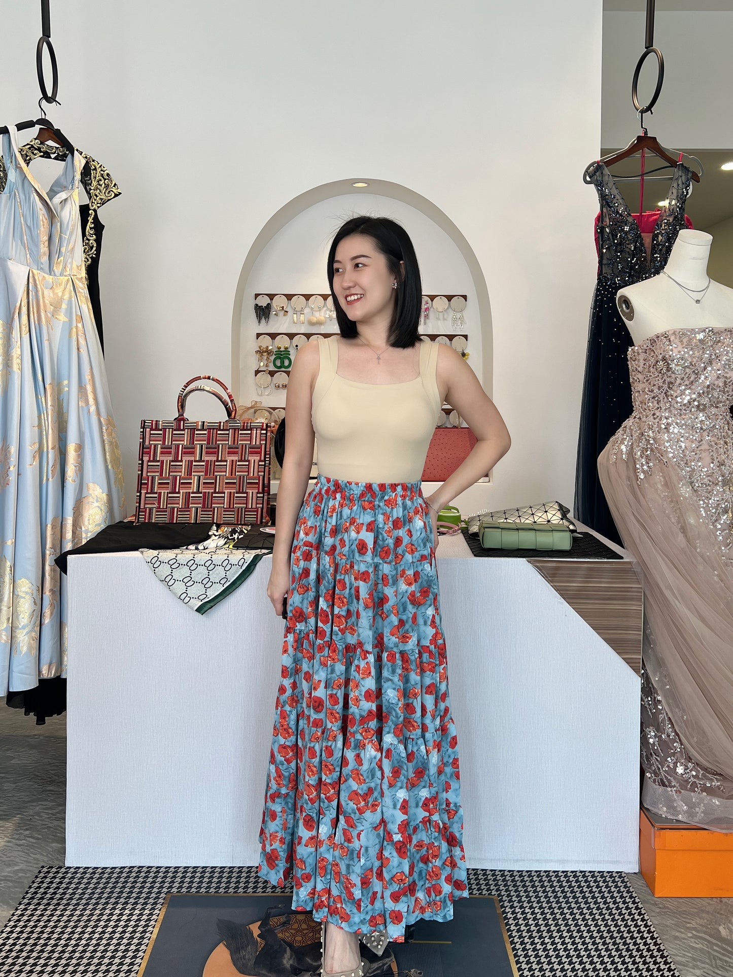 Floral Summer Skirt