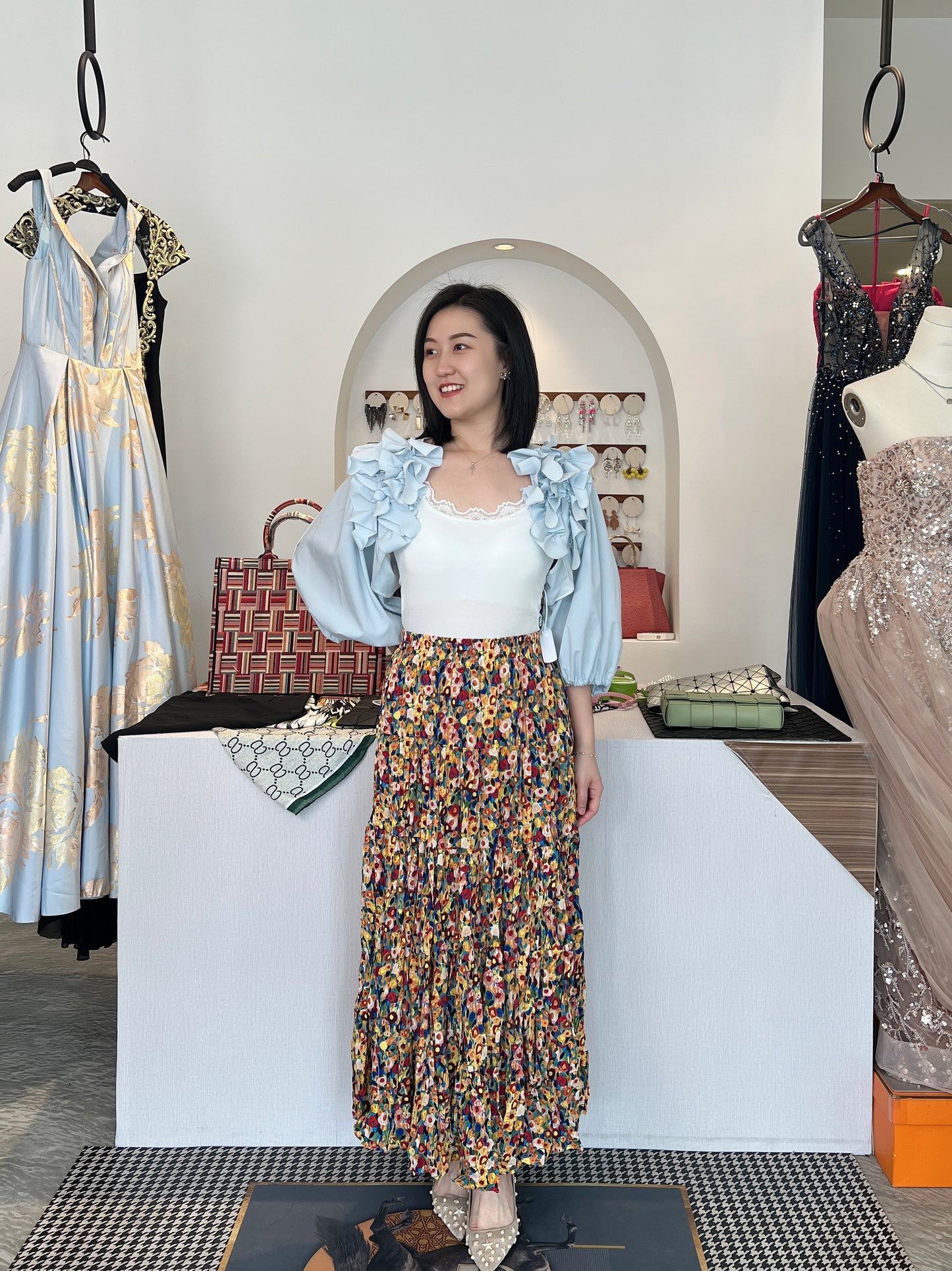 Floral Summer Skirt