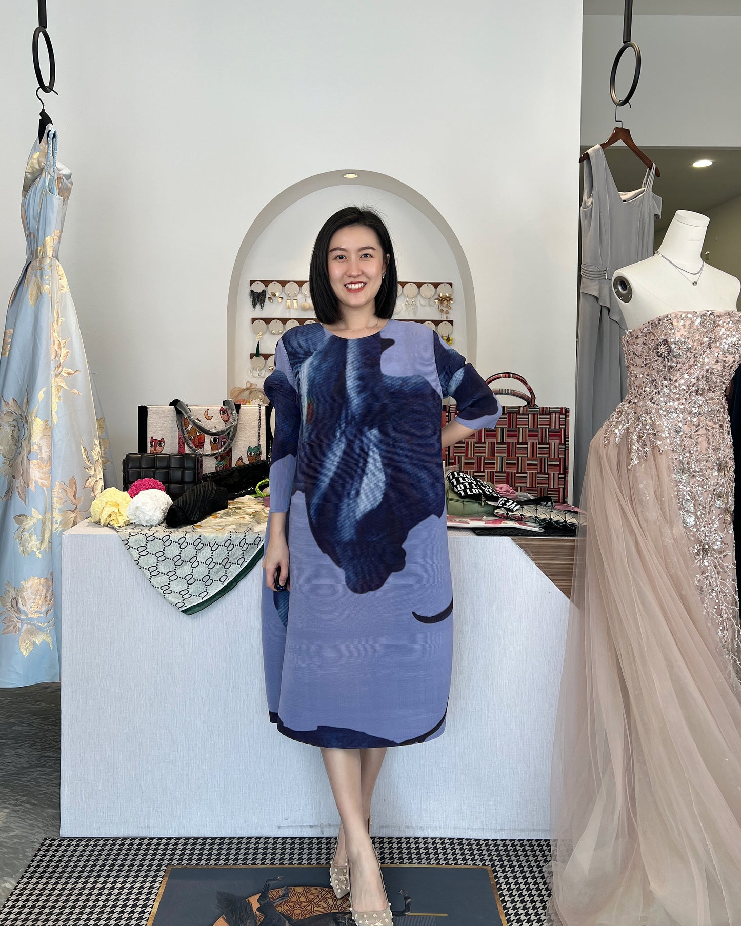 Pleated Elegant Dress