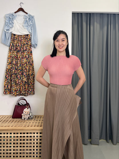Pleated Seaweed Pants