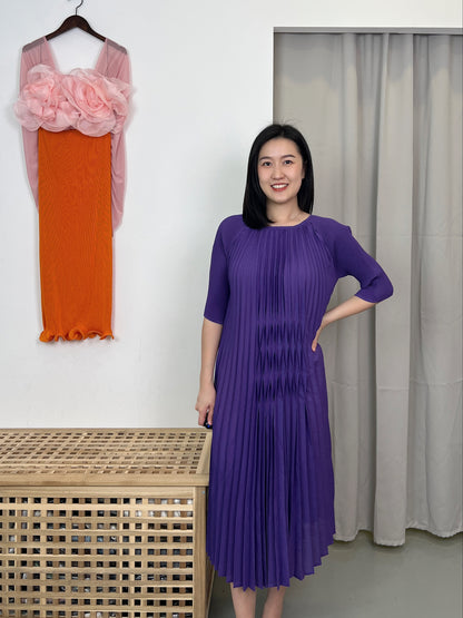 Pleated Elegant Dress