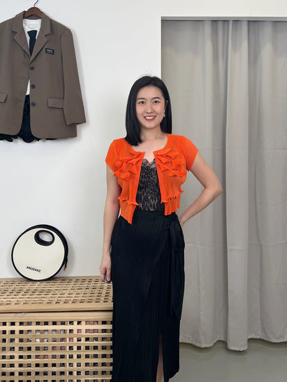 Pleated Leopard Lace Inner