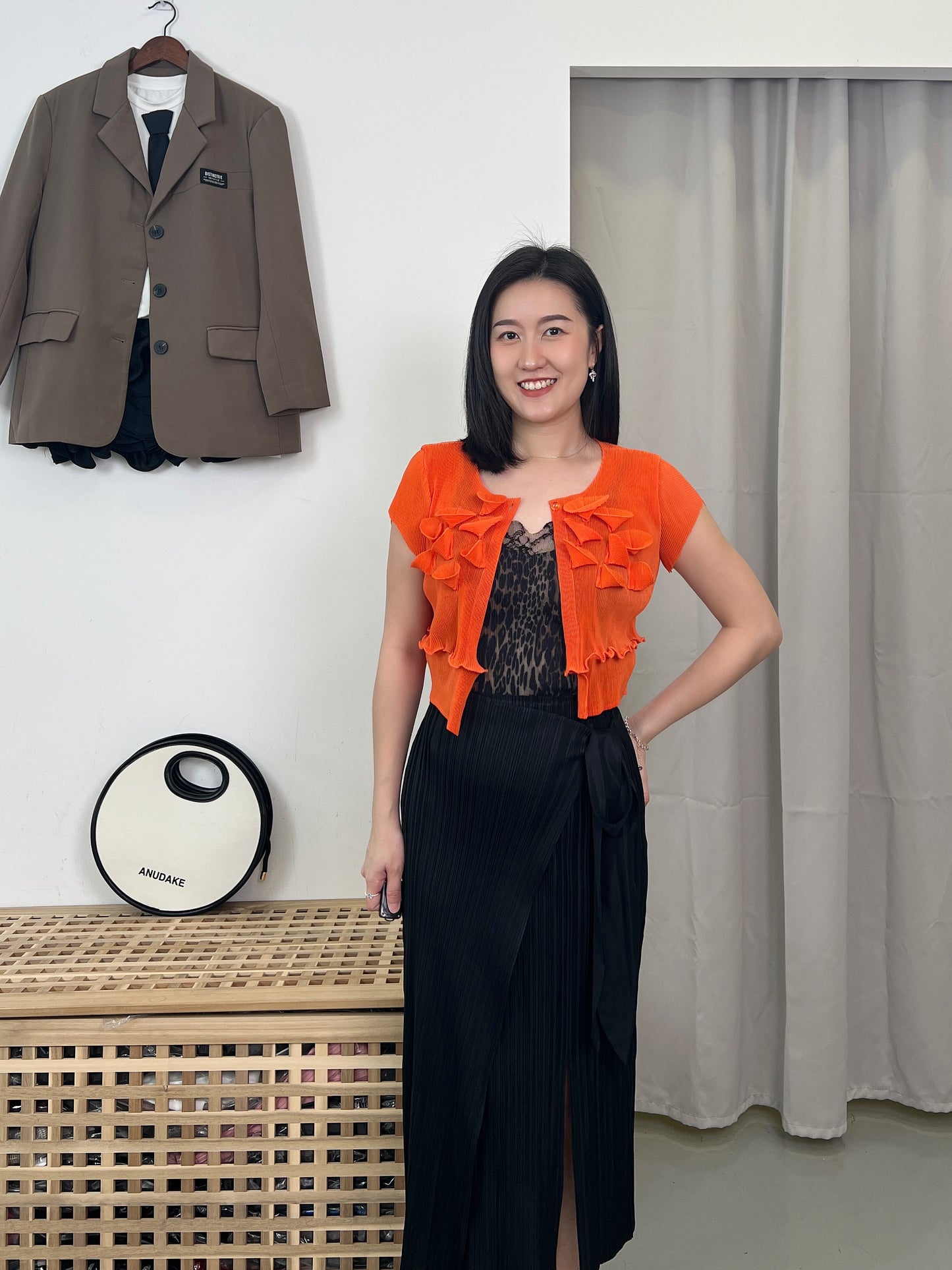 Pleated Leopard Lace Inner