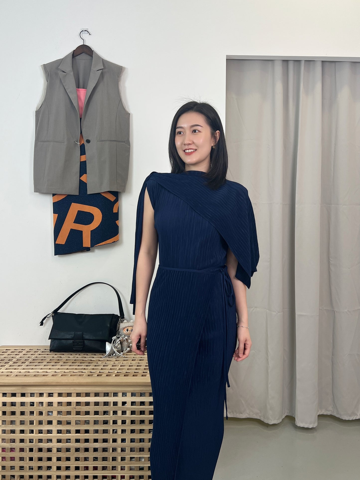 Pleated 3 pieces Set wear