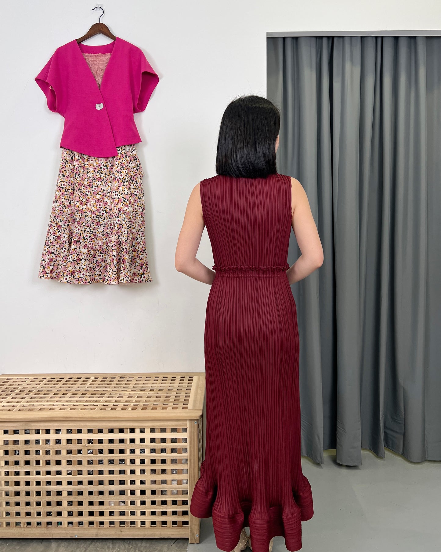 Pleated Classic Cami Dress