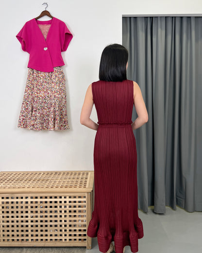 Pleated Classic Cami Dress