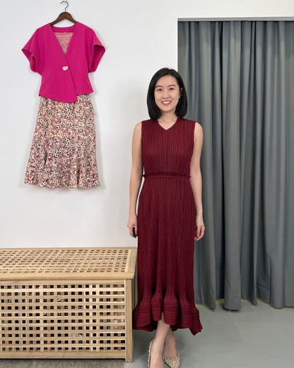 Pleated Classic Cami Dress