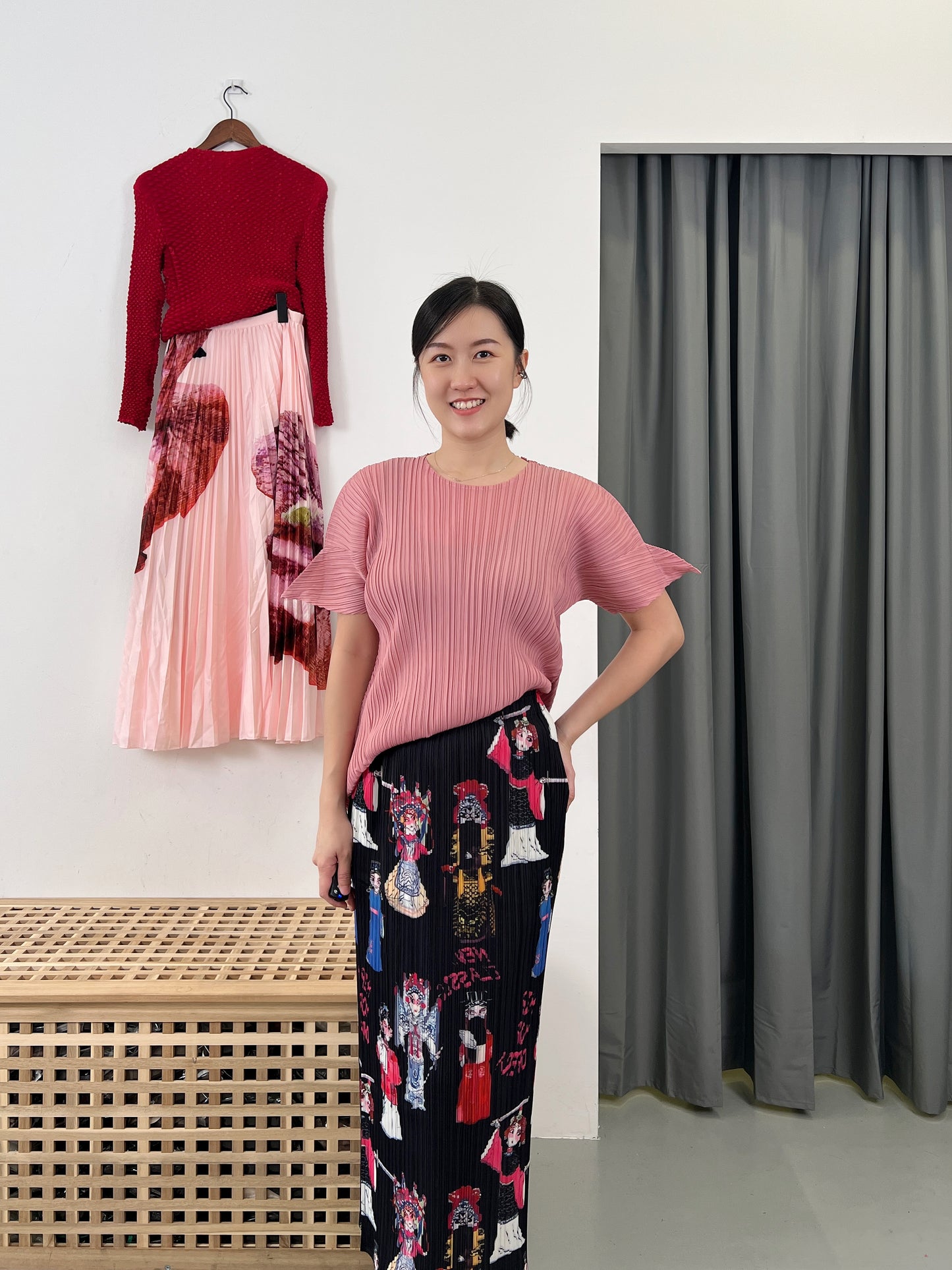 Pleated Opera Skirt