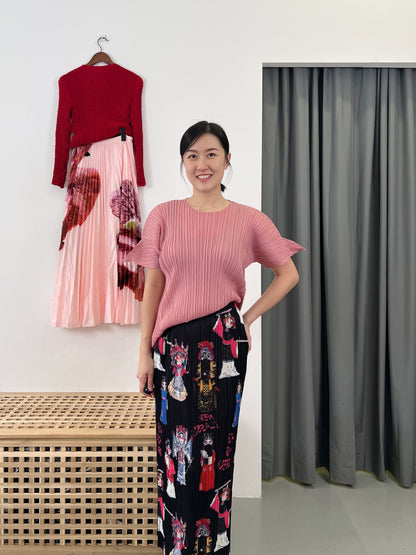 Pleated Opera Skirt