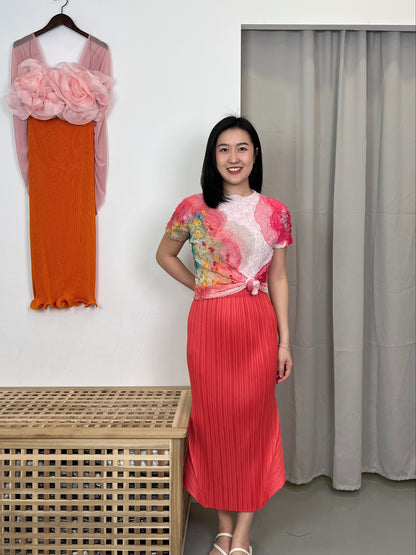 Pleated Design Skirt