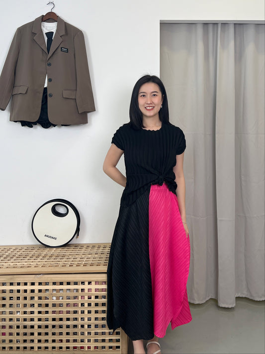 Pleated AB Skirt