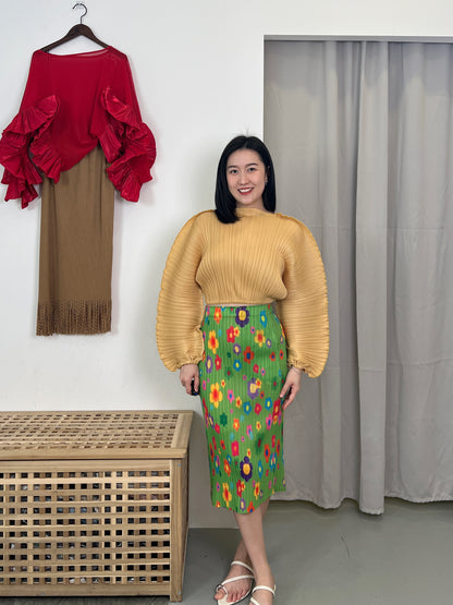 Pleated Stylish Crop Top