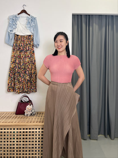 Pleated Seaweed Pants