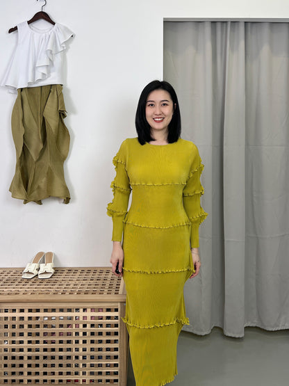 Pleated Layering Dress
