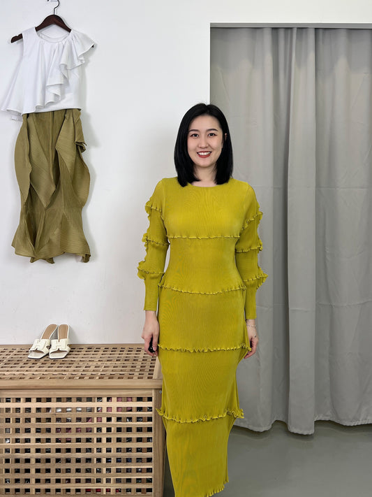 Pleated Layering Dress