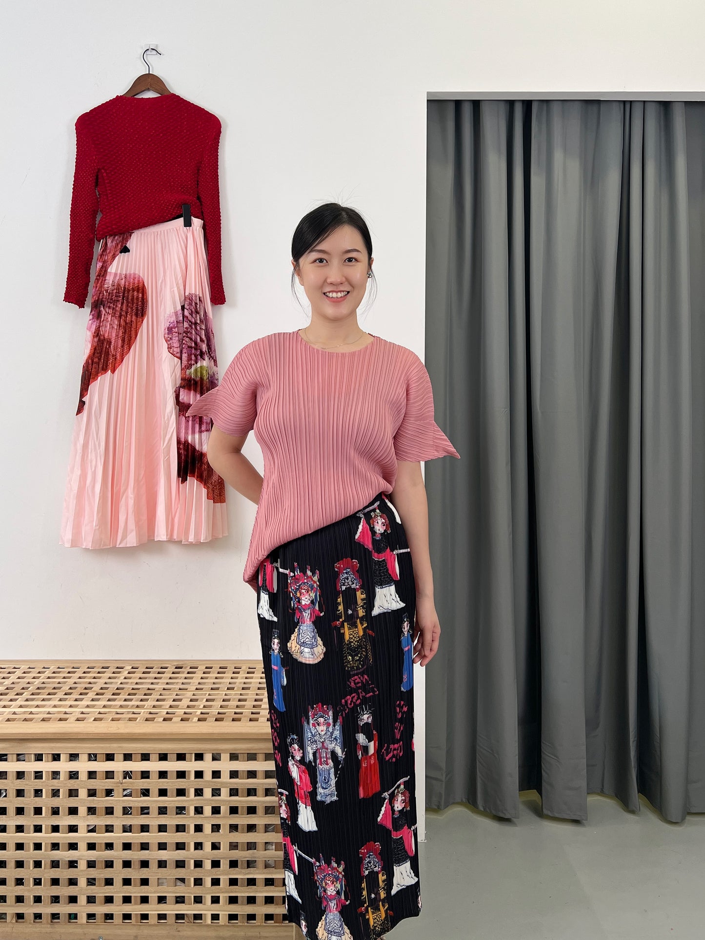 Pleated Opera Skirt