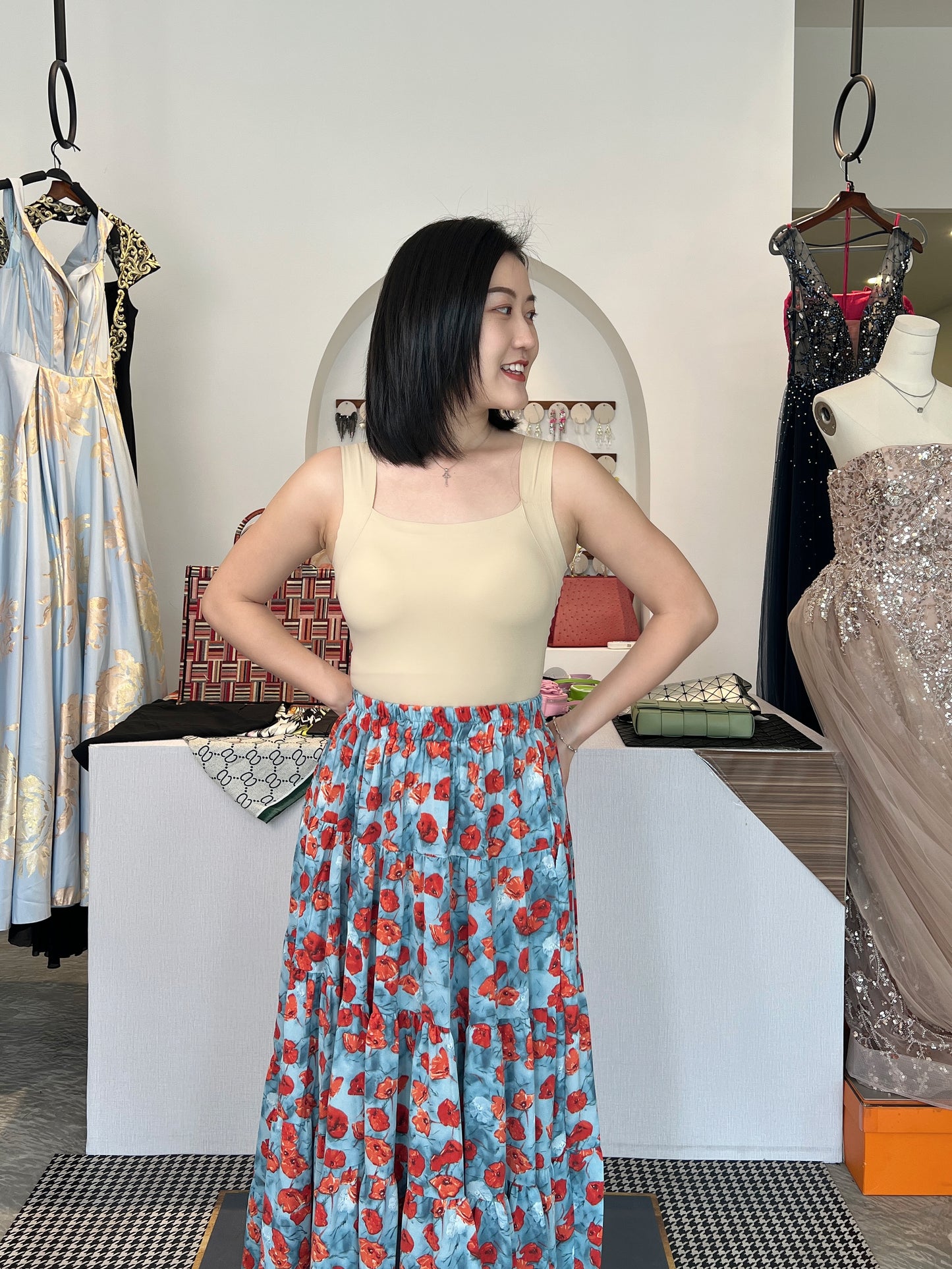 Floral Summer Skirt