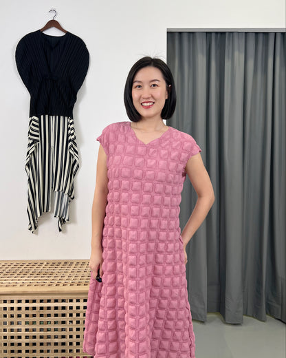 Pleated Tofu Dress