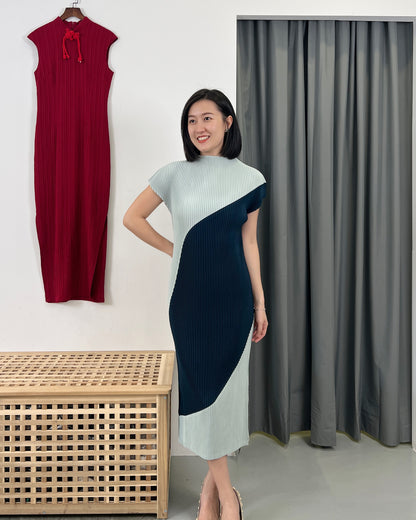 Pleated Elegance Dress