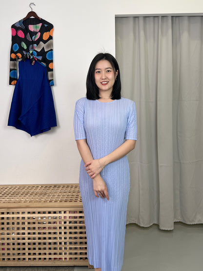 Pleated Simple 3D Dress
