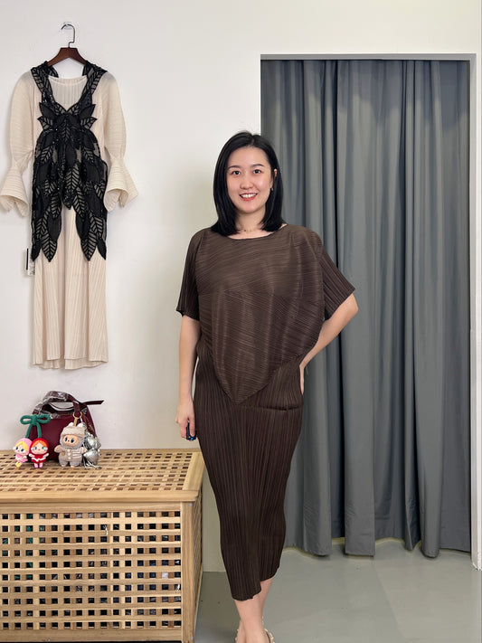Pleated Designer Dress