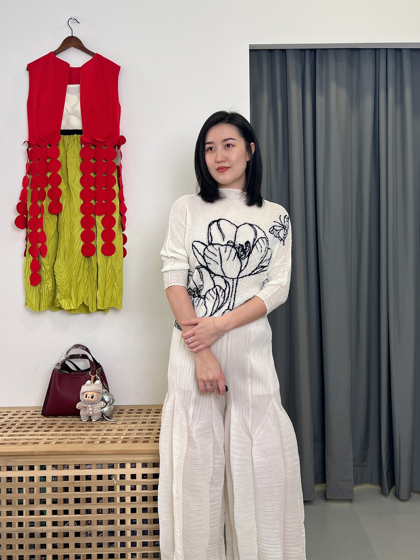 Pleated Design Wide Cullotes