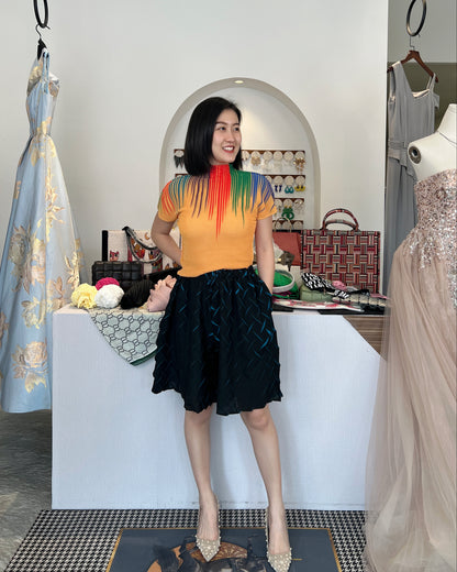 Pleated Corn Top