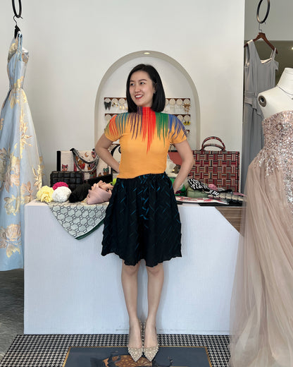 Pleated Corn Top
