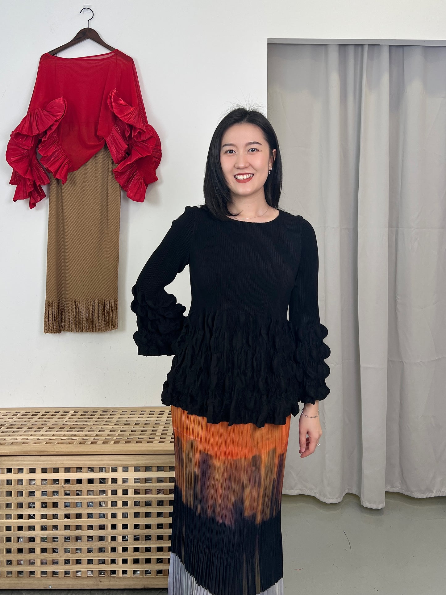 Pleated Sunset Skirt