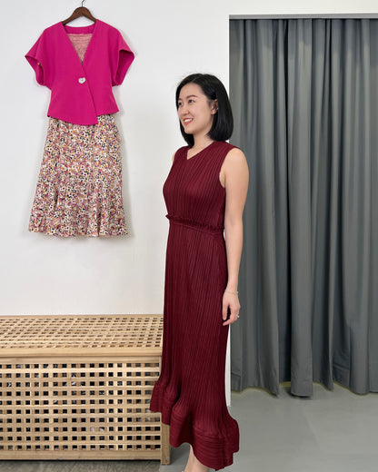 Pleated Classic Cami Dress