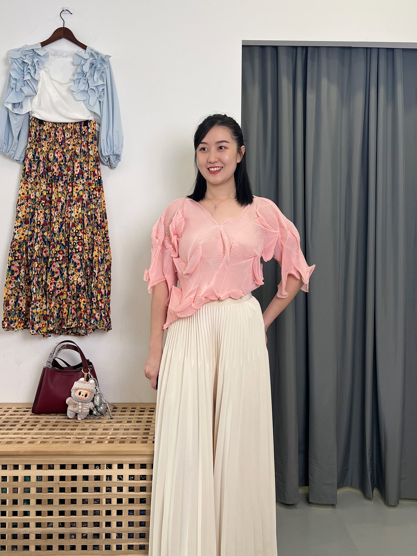 Pleated Wide Cullotes