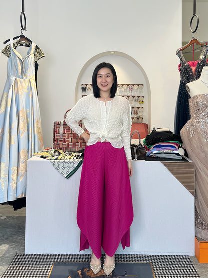 Pleated Tulip Pants