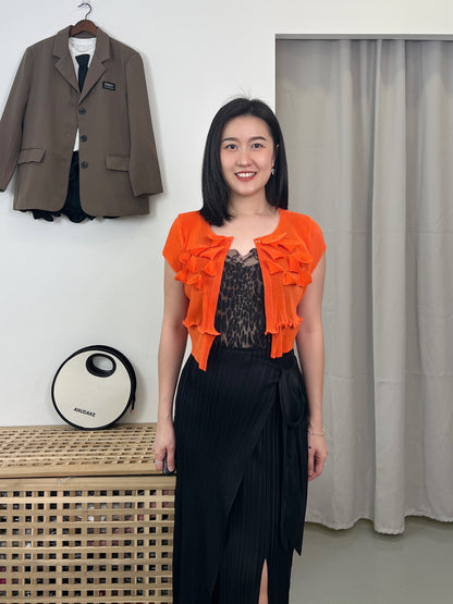 Pleated Leopard Lace Inner