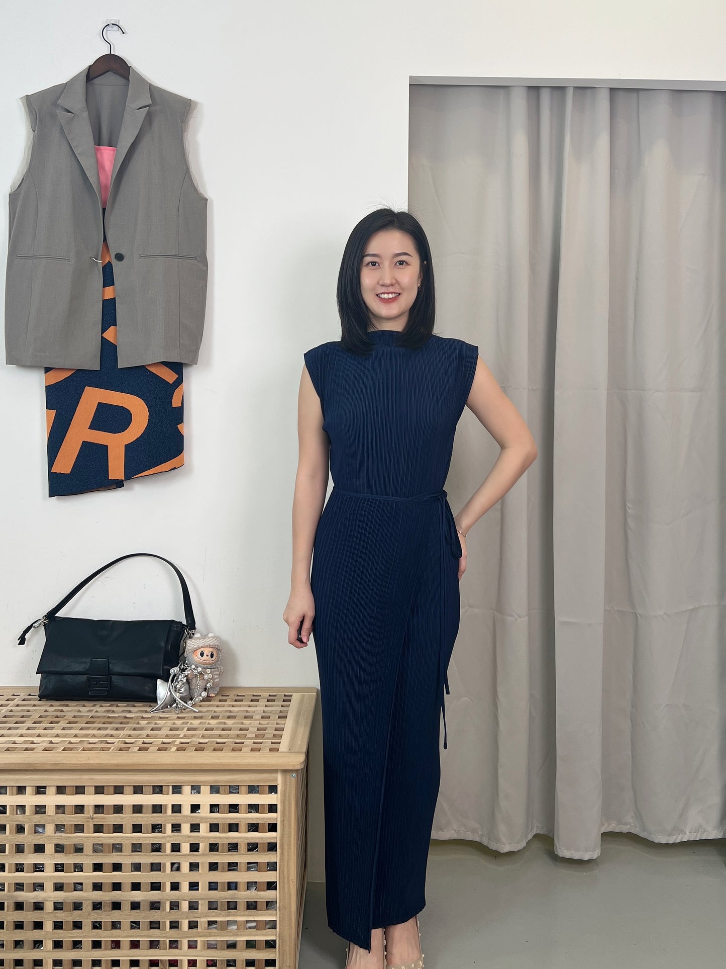 Pleated 3 pieces Set wear