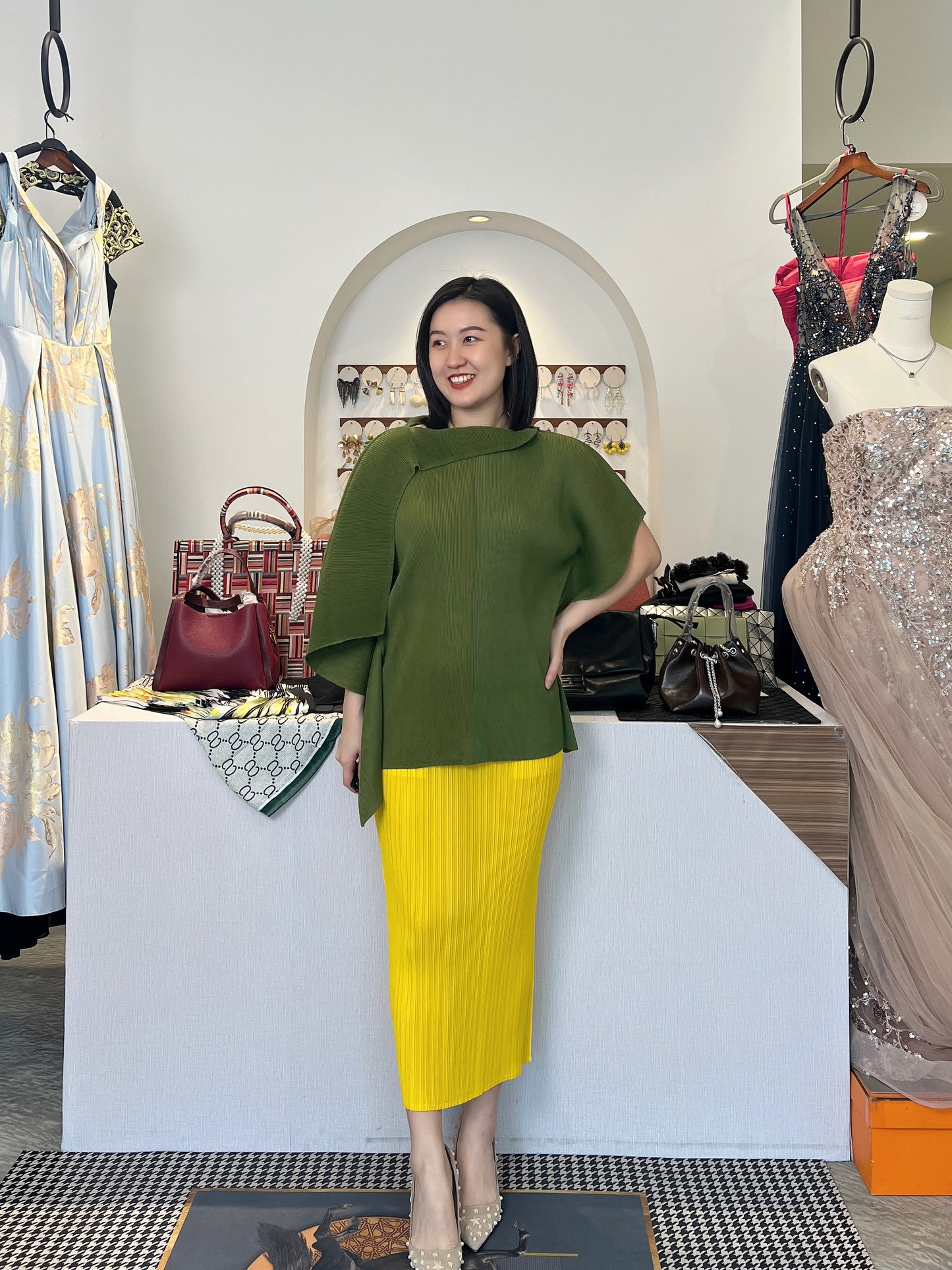 Pleated Stylish Blouse