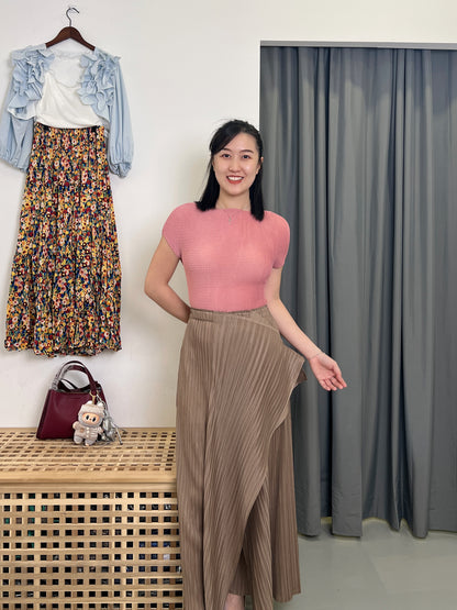 Pleated Seaweed Pants