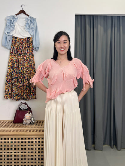 Pleated Wide Cullotes