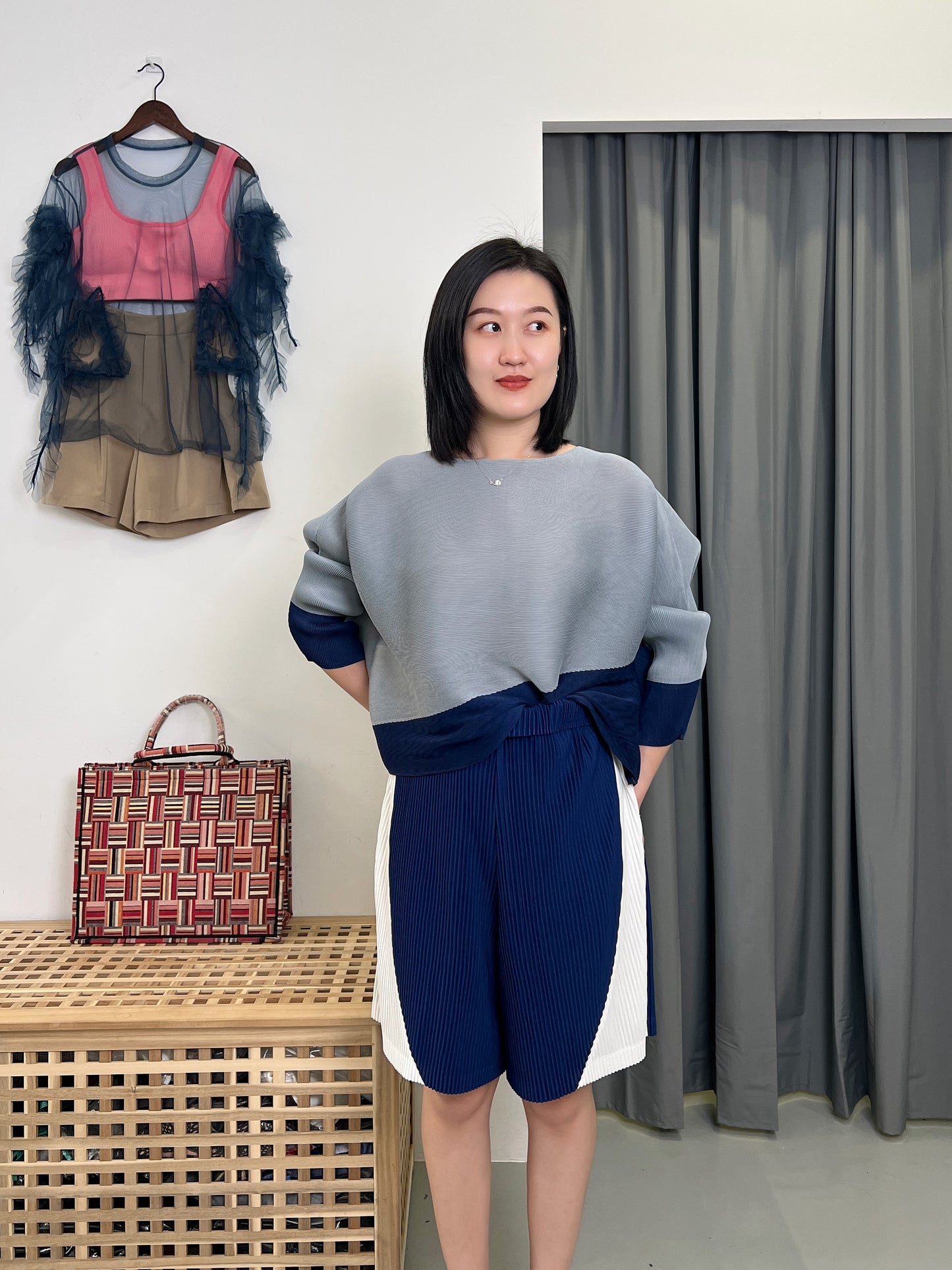 Pleated DD Sporty Top