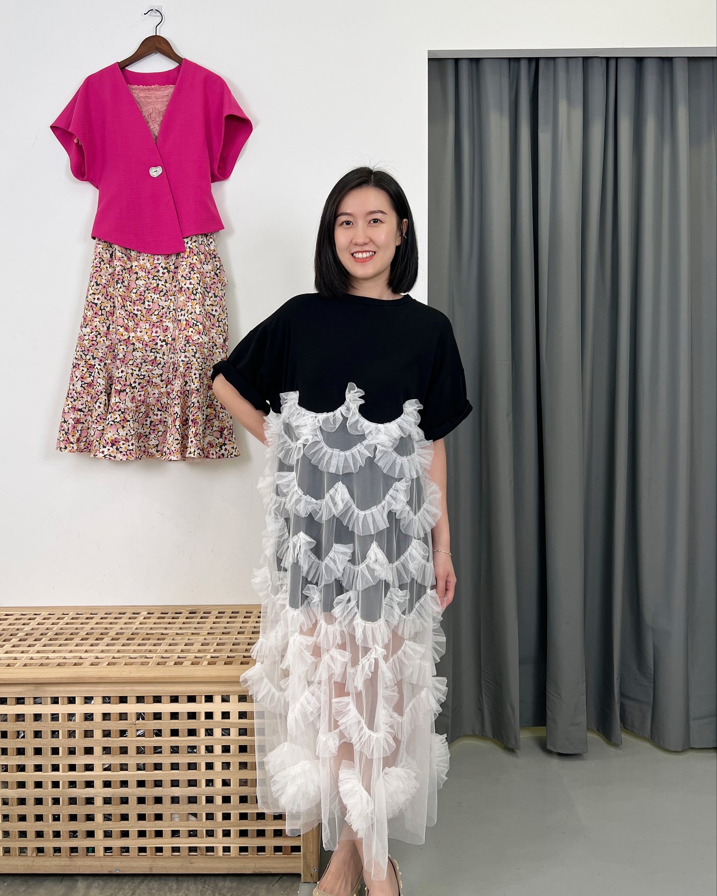 Oversized Mermaid Lace Dress