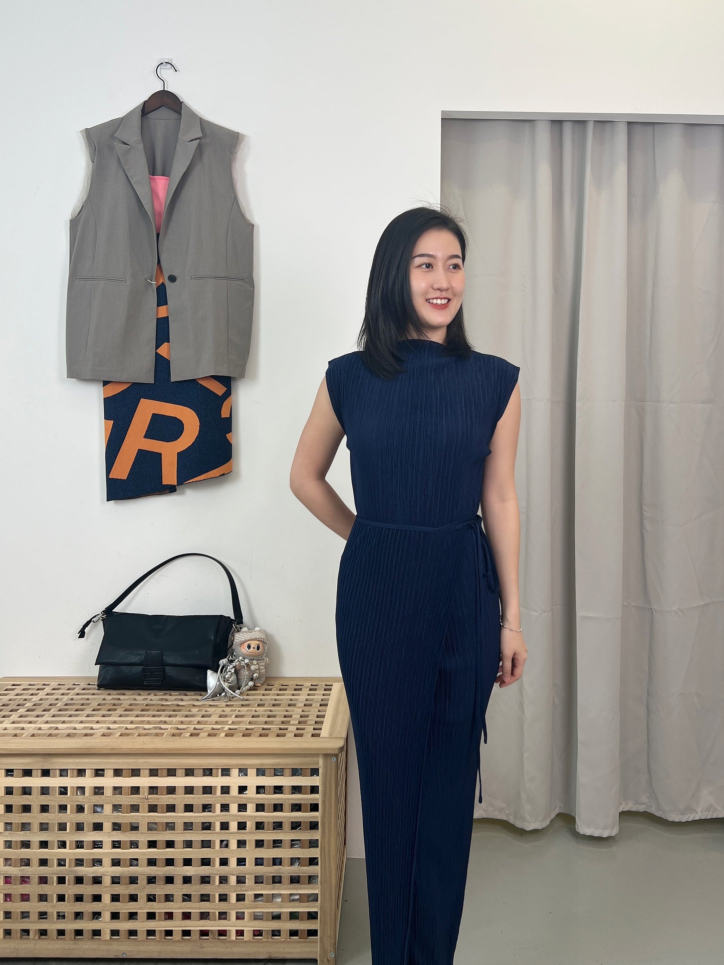 Pleated 3 pieces Set wear