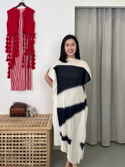 Pleated Chic Dress
