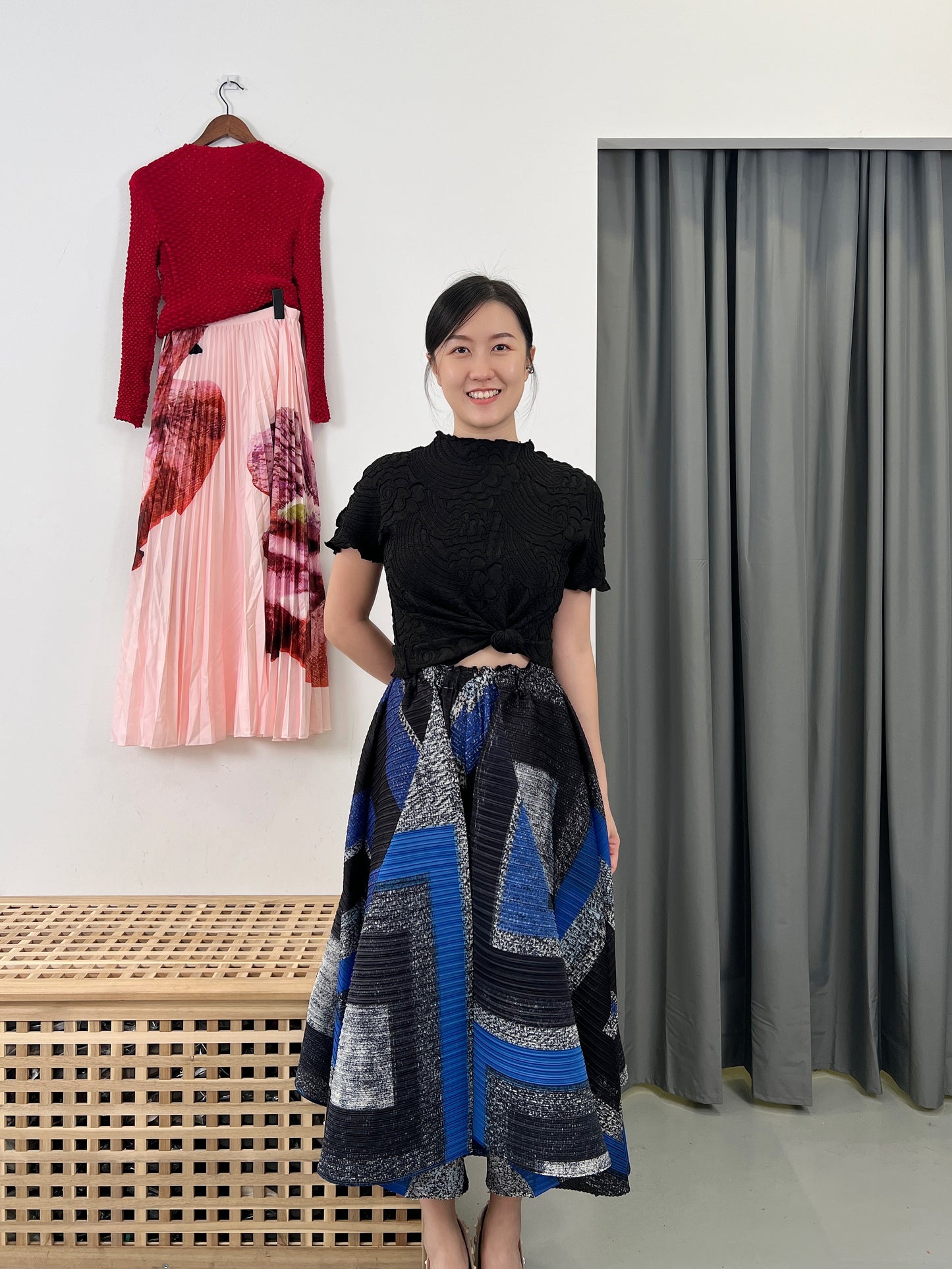 Pleated Korea Design Skirt Pants
