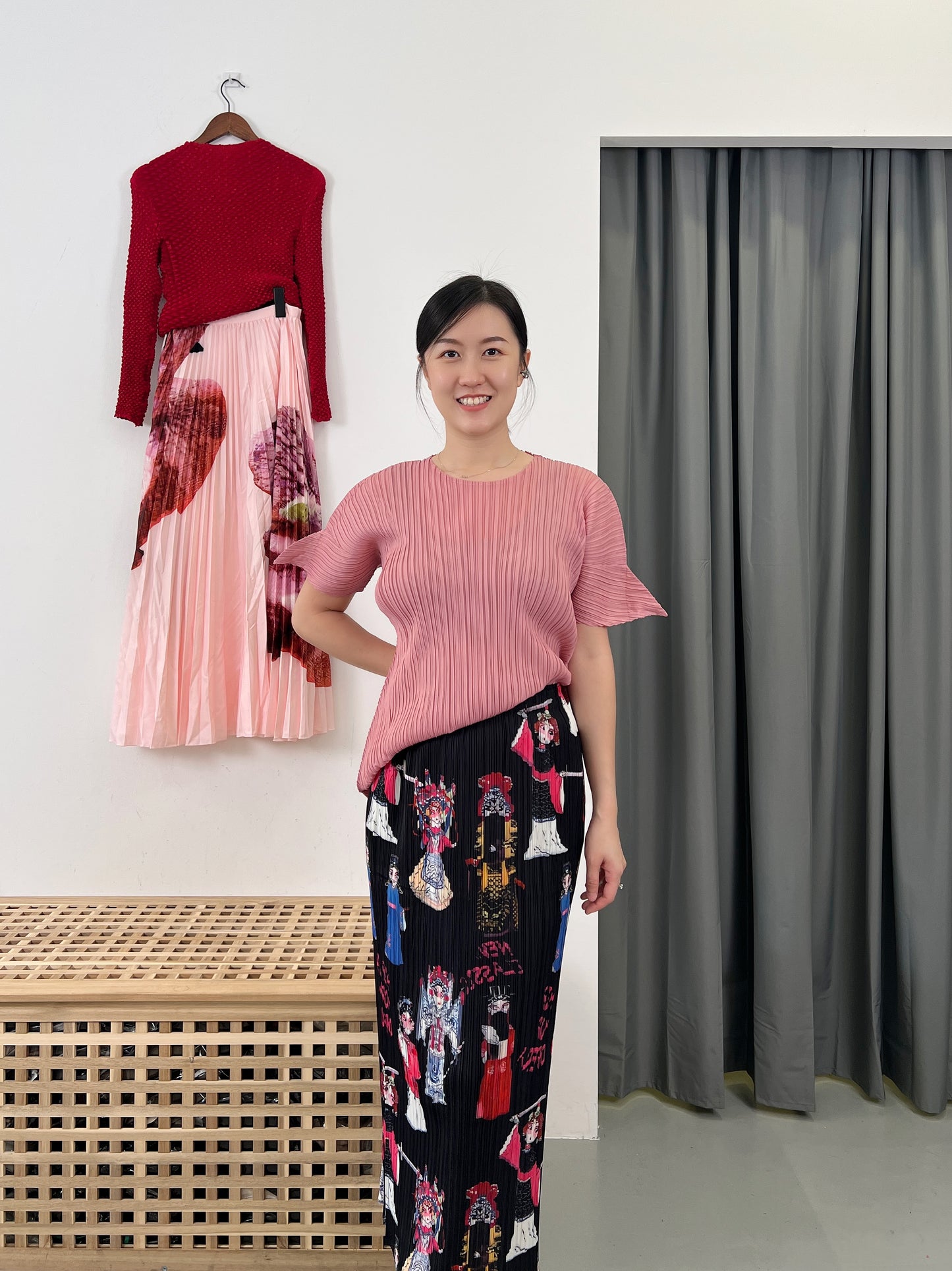 Pleated Opera Skirt