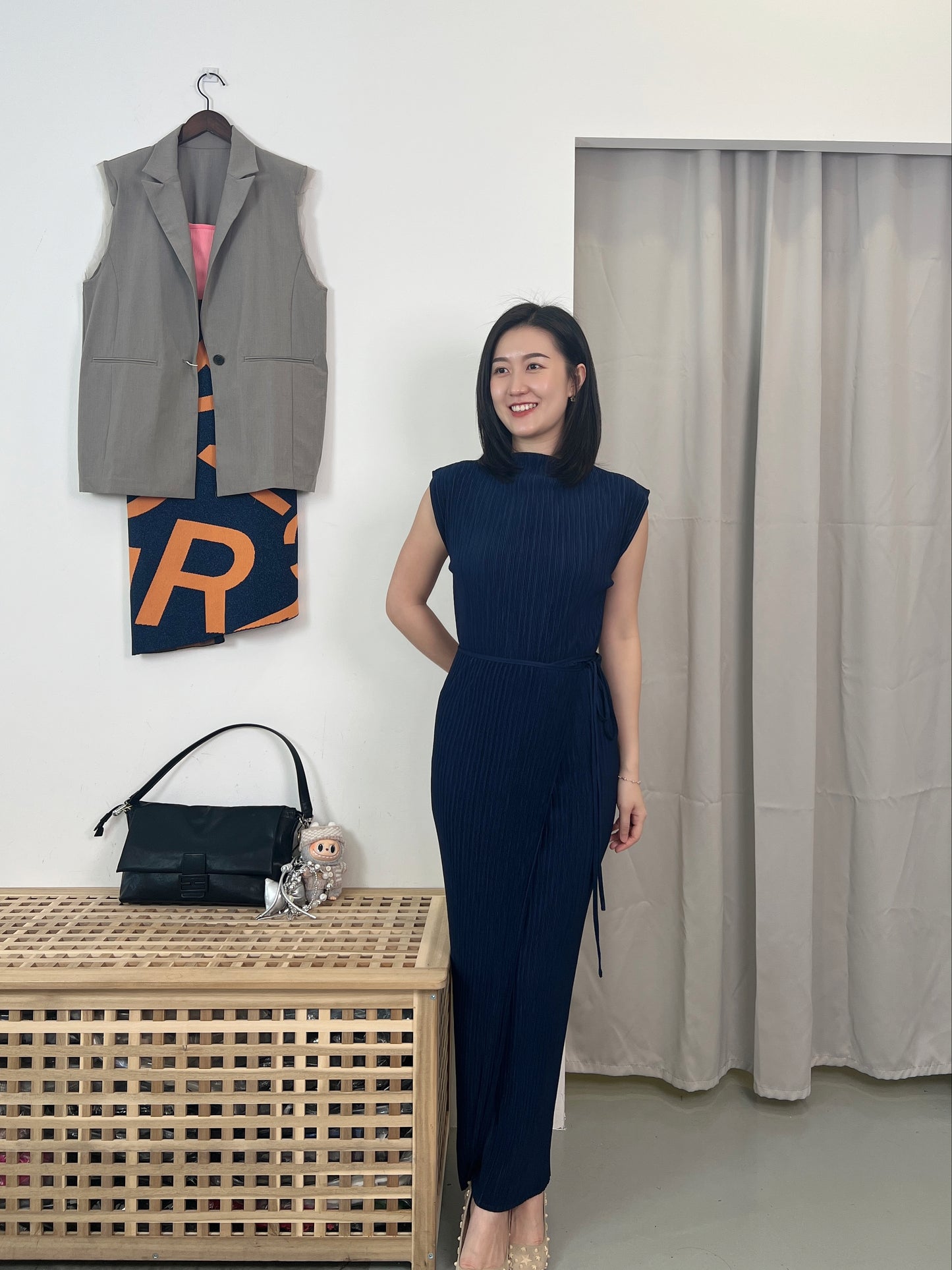 Pleated 3 pieces Set wear